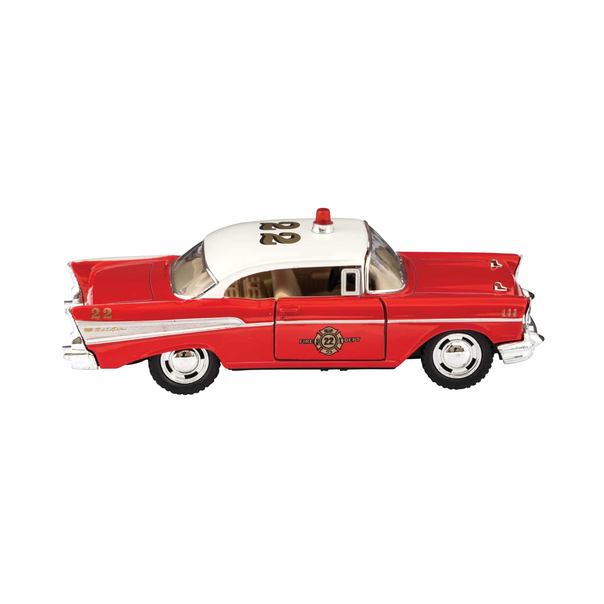 Diecast Fire/Police Chevrolet Bel Air - Image 11