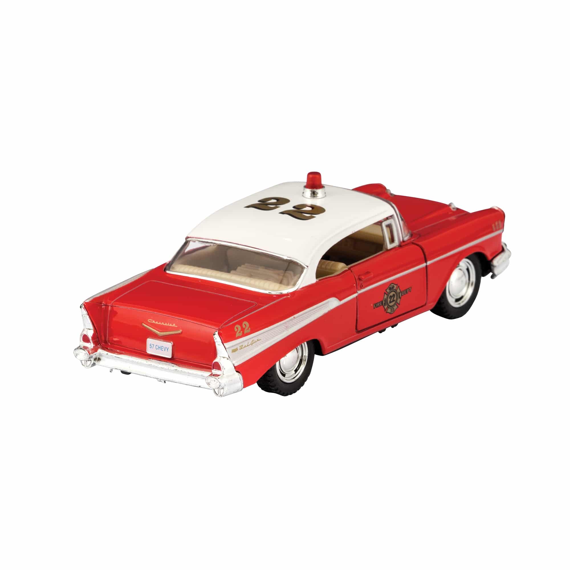 Diecast Fire/Police Chevrolet Bel Air - Image 9