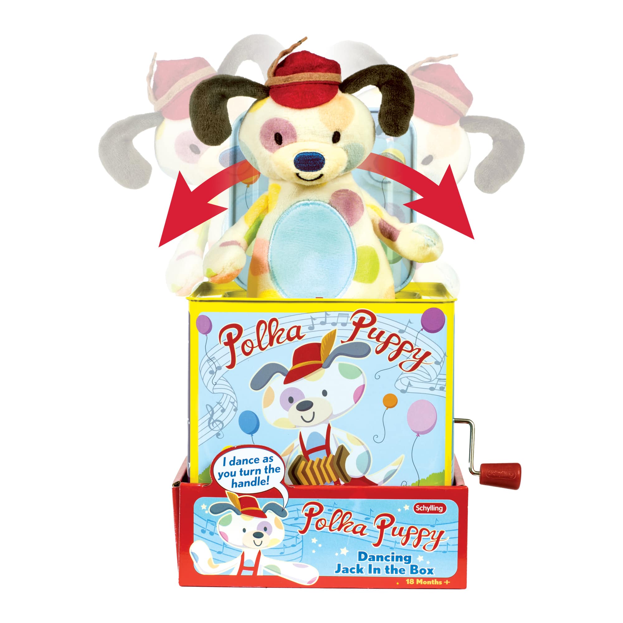 Polka Puppy Jack In The Box - Image 2